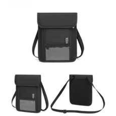 旅行多功能RFIID防盜刷護照挎包 輕巧便攜 多功能收納 防盜安全 斜挎設計 時尚百搭