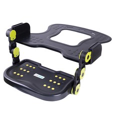 BebeRoot 汽車座椅腳踏板, 1組, 灰色(萊姆綠腳踏板)