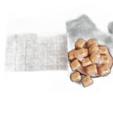 국산 호박엿 어르신 간식 수능 합격 엿, 60개, 500g