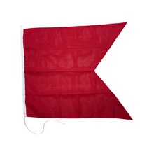 국제 신호기 B 75x90cm 코드 기 B 보트 기 Code flag 직물 폴리에스터, 1개, RED