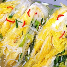 [국내산재료] 깔끔하고 담백한 시원한 백김치, 3kg, 1개