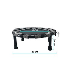 미니 트램폴린 접이식 점프 트램펄린 실내 점핑보드, 짙은 회색