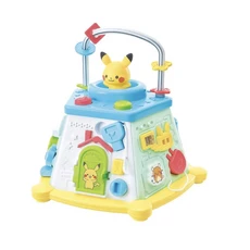 SEGA TOYS 寶可夢皮卡丘益智六面盒 多功能聲光互動玩具 刺激寶寶感官發展, f, 1個