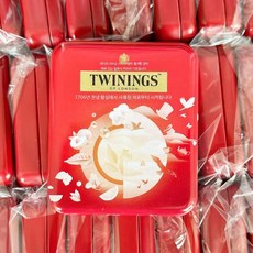 Liverry 홍차 티백 혼합 세트 선물용 고급홍차 티박스 밀봉포장 주석디자인 2개입 레드 클래식 모델, 1개, 1개입, 1L