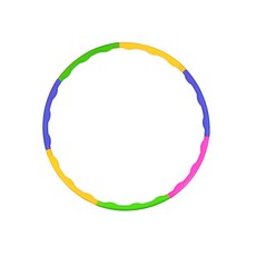 혜명잡화마트 조립식 컬러 훌라후프 소형 55cm