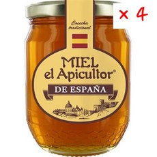 엘 아피컬터 허니 허니 스페인, 4개, 375g