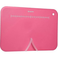 교세라 도마 항균 부드러운 경량 눈금 스탠드 포함 시트도마 커팅보드 표백 제균 OK 핑크 CC-99PK, 1개, 상세페이지 참조