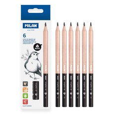 맥시 삼각 연필 6B [6개입]