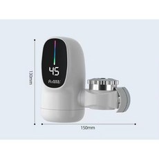 電熱水龍頭 智慧數顯 110v加熱水龍頭 廚房水龍頭, 1個, 110V免安裝-接駁式電熱水龍頭