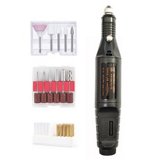 발톱 스케일링 기계 연마기 깍기 깎기 가는 관리기 사포 도구 발톱깎이 손톱 기구 가는거 무좀 제거 드릴 셀프젤네일 갈이 큐티클 다듬기 그라인더 전동샤퍼 관리 각질 파일 두꺼운, 혼합색상, 1세트