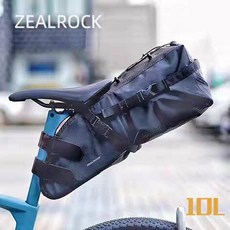 ZEALROCK 自行車鞍座包 10L 大容量全重防水, 如圖所示, 1個