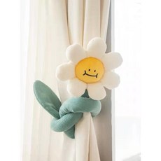 귀여운 튤립 데이지 커튼 홀더 소품, 05 해바라기, 1개