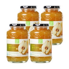 초록원 꿀모과차 액상차, 1kg, 4개