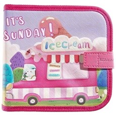 scoorna兒童便攜式畫本 可重復使用 兒童塗鴉畫冊 多款圖案, 斯基沃樂園【12面+6支筆+1包濕巾】