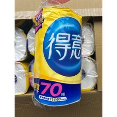 得意 抽取式廚房紙巾 捲筒廚房紙巾 紙巾 餐巾紙 廚房 吸油 每包70抽 下廚必備 氣炸鍋必備, 1個, 70張