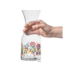 크로스노 물병 포크 900ML 물통 카라페 디자인유리 폴란드 전통디자인 크리스탈, 디자인, 1개