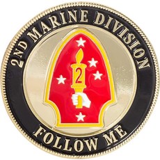 미 해병대 USMC 이오지마 챌린지 코인, 2nd Division