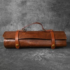 휴대용 가죽 요리사용 나이프 보관 다용도 파우치 캠핑 조리도구, 1개, 대형 옥스포드 공구 칼가방