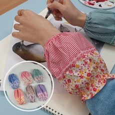 여자아이 미술팔토시 프릴 레이스 여성스러운 어린이토시