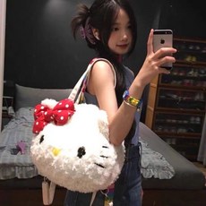 毛絨包秋冬腋下包單肩包托特包新款百搭女包ins大容量時尚, 包包十肩帶