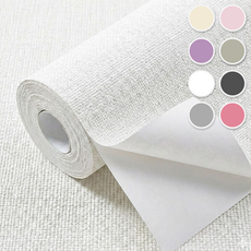 누가나 간편하게 풀없이 붙이는 벽지 인테리어 셀프도배 벽지 (가로 50cm x세로 2.8m), 린넨화이트