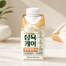삼육케어 영양밸런스 구수한맛 200ml, 24개