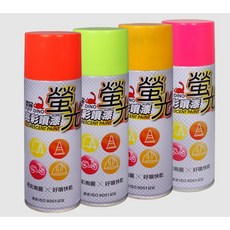 恐龍 螢光亮彩噴漆 螢光噴漆 塗鴉噴漆 發光噴漆 夜間保護色彩, 404-檸檬黃, 1個