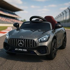 전동푸쉬카 완구 푸시카 전동유모차 아동 전기차 유아전동차, 전기 구동, 회색 6v7 배터리 듀얼 리모컨