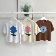 26여름 데일리 아동복 로이키즈 플라워 티셔츠