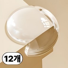 마니모아 무변색 탄력성 모서리 쿠션 보호대, 12개, 투명