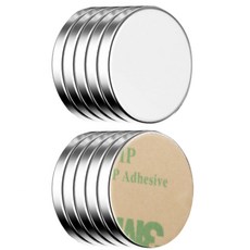 강력한 3m 스티커 자석 동전 초강력 자석 게시판 공구, 10개