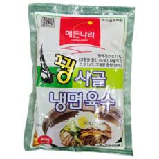 해든나라 꿩 사골냉면육수, 20개, 340g
