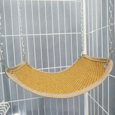 작은 햄스터 냉각 매트, 1개, 컬러 아이스 실크 해먹 S