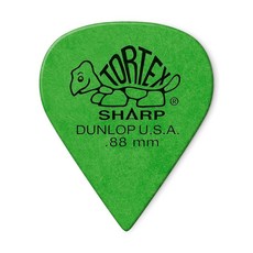 JIM DUNLOP 412P1.35 샤프 블랙 1.35mm 12/플레이어 팩_166430, 0.88mm_166430, 12팩, 초록색