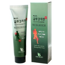 바르는 백년초 글루코사민 크림 (멘톨 근육관절마사지, 1개