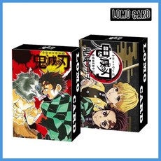 탄지로 네즈코 카드 귀멸의칼날 캐릭터 로모 카드 1팩/30장, 06