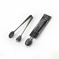 拓幸良品 IDEA SEKIKAWA BLACK 沙拉夾 海怪野行 日本燕三條製 露營 野炊 料理人最愛, 1個