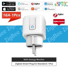 투야 스마트 플러그 EU 알 모니 제어 6A/20A 밍 홈 지그비 호환 음성 앨리스와 전력 소켓, ZIGBEE 6A, 0 250V