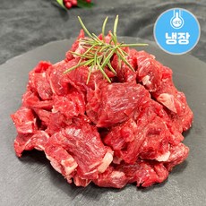 농협안심한우 한우 일반 국거리 1등급이상 냉장 한성미트뱅크, 300g, 5개