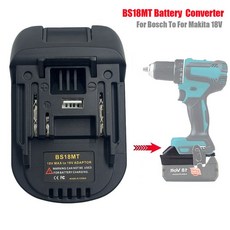 Bosch 18V 용 배터리 어댑터 변환기 Makita 리튬 이온 BL1830 BL1850 BS18MT USB 포트 포함, [01] 옵션1