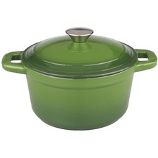 버그호프 네오 무쇠 라운드 코브 더치 오븐 양수냄비, Green, 2.8L