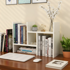 러슈브 다용도 모듈 스탠드 미니 책꽂이, 3단, 화이트