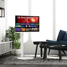 LG전자 UHD 스마트모니터 이동형스탠드 패키지상품 엘텐바이미, 27U730SAW 에센셜스탠드(직접설치), 68.4cm