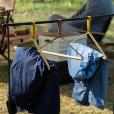 야외 감성 집게바지걸이 야영 버클타입 트립 여행 의류걸이 이동형, 01.베이지