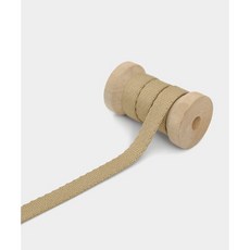 패션스타트 베이직 슬림 가방끈 웨이빙끈 10mm X 45m, 1개, 베이지