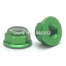 RC 너트 M6 다채로운 M8 육각 M2 나일론 알루미늄 용 M4 부품 모델 삽입 M3 플랜지 2-10PCS M5 자동, M2 10pcs, green