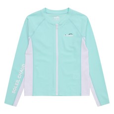 소이 23M0155-38 민트 크롭 래쉬가드 점퍼_SH