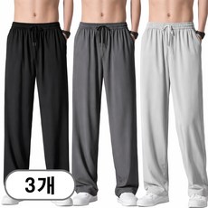 차쿠 1+1+1 남성 여름 슬랙스 팬츠 바지 아이스 일자핏 쿨시원한 작업바지 빅사이즈