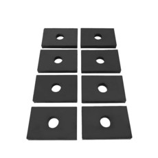 Lizixny 트럭 고무 베드 마운트 패드 키트 8피스 GM 쉐보레 3100 C10 GMC 1947-1987용 135041, 1개