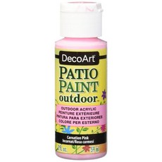 DecoArt 파티오 페인트 2온스 카네이션 핑크 DecoArt Patio Paint 2-Ounce Carnation Pink, 2 Fl Oz (1팩)
